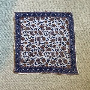 multicolored floral napkin